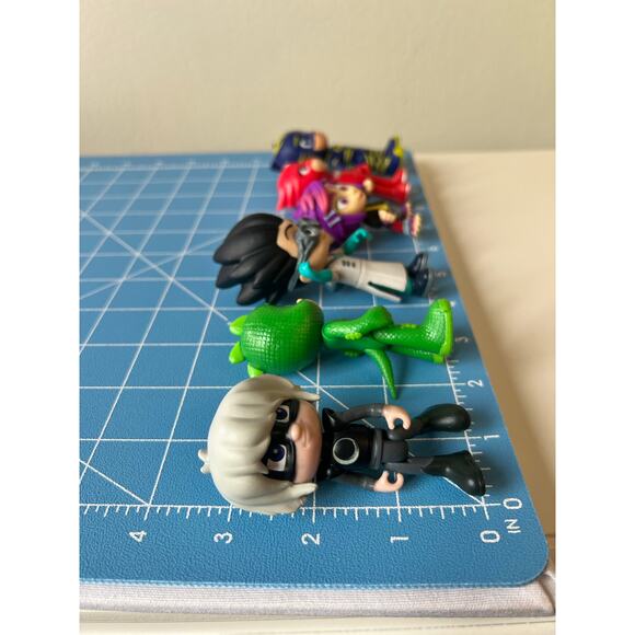 Disney Junior PJ Masks Toy Figure Lot Romeo Luna PJ Mask Owlette Gekko Rip - Picture 6 of 8